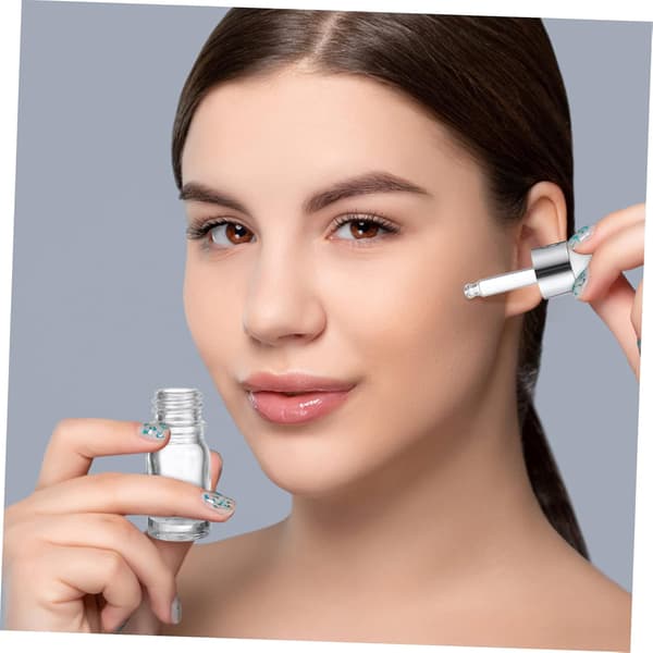 15 st 5 ml glasdroppflaskor Aromaterapi Eteriska Oljebehållare Dispensrar