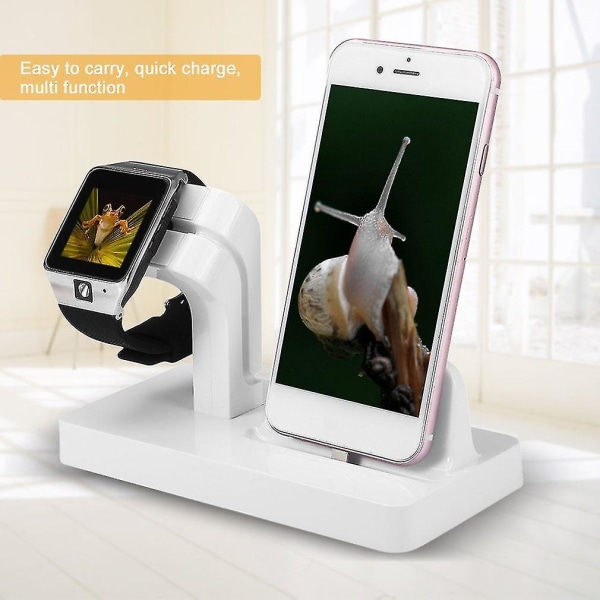 2 in 1 -lataustelakka Apple Charger Holder Iwatch iPhonelle