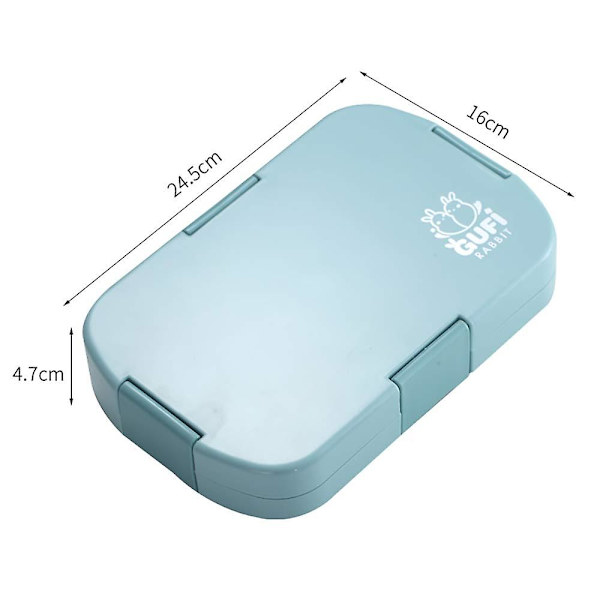 Bento Lunchbox för Barn, Matförvaringslåda med 6 Fack