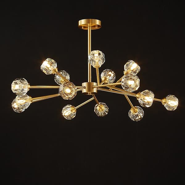 65cm Lykta Design Chandelier Koppar Modern