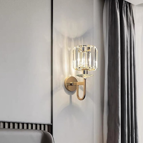 LED Vegglamper Luksuriøs Stue Krystallvegglampe