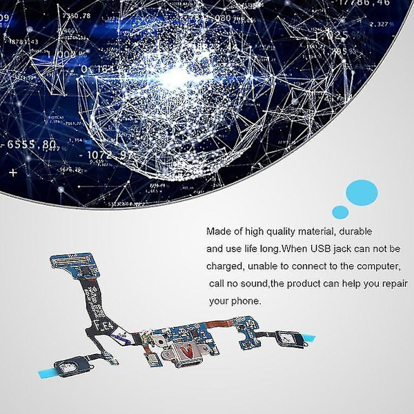 USB-latausportti S7 Edge G935f telakointiliitäntäkaapeli