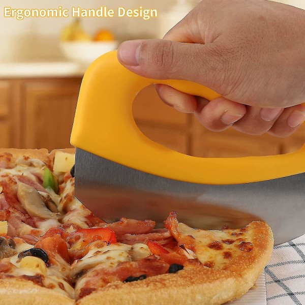 Premium Pizzakutter Matkutter Rustfritt Stål