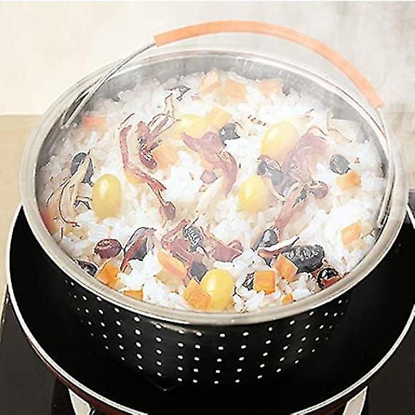 Robust Dampkurv til Instant Pot - Rustfrit Stål med Silikon