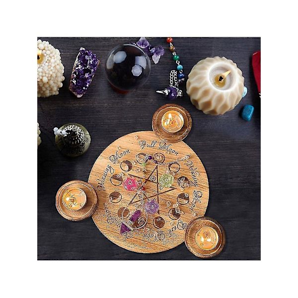 Tarot-kynttilänpidike Ainutlaatuinen Tarjotin Teline Kylpyhuoneen Sisustus