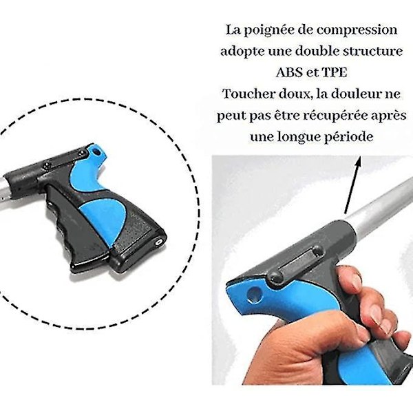 Pickup Tool - Taitettava pidennysleike, alumiini, kiertävä kumi