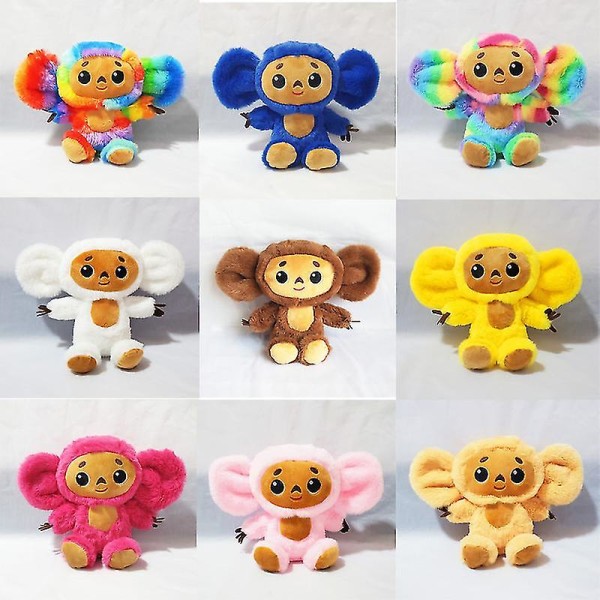 Ny Cheburashka Plyslegetøj Stor Med Tøj Dukke Anime Børn Kwaii Sove Berolige Dukke Legetøj Til 20cm3