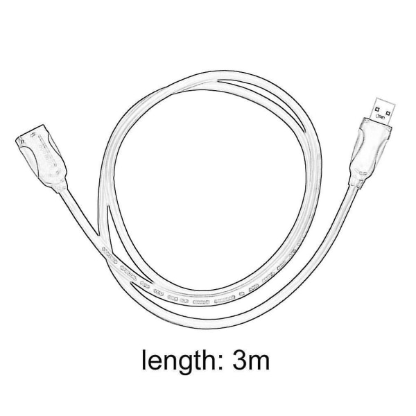 Vention A52 USB 3.0 M/F Forlængerkabel Data Synkroniseringsadapter