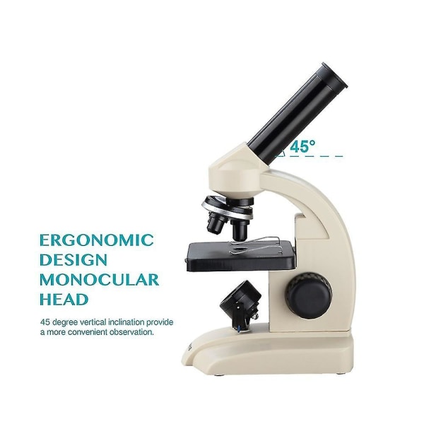 Aomekie Monocular Biological Microscope 70x-400x Student