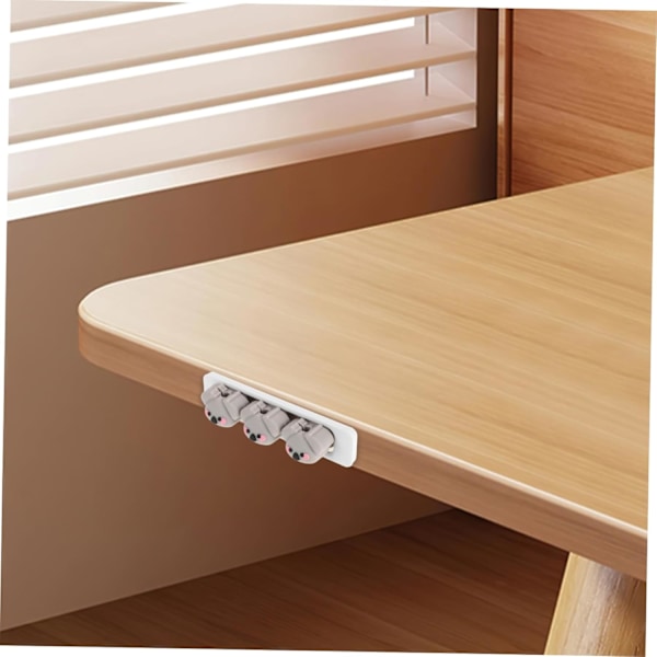 Allsidig Datakabelorganisator Magnetisk Kabelhåndtering Ladekabelholder Klips for Skrivebord Kontorbruk