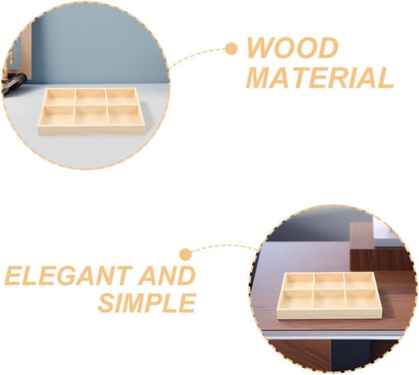 3 stk. trebrett med rom, naturlig trefinish, solid treorganisering