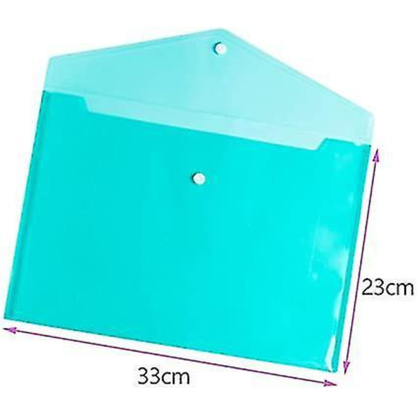 A4 Plastfickfickor 24-pack Dokumentmapp