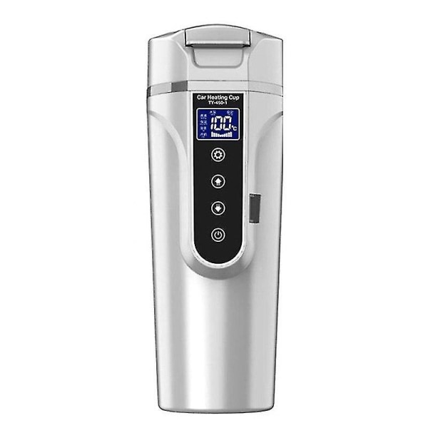 24V Bil Universal Smart Press Display Värmevattenkopp