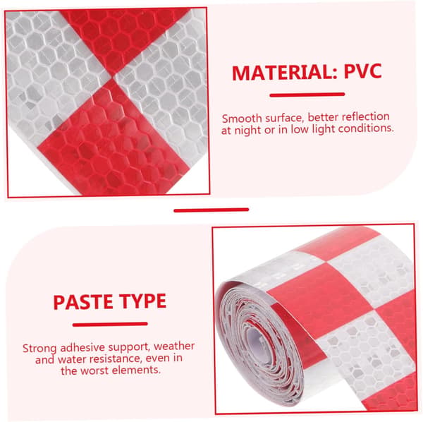 Reflekterende varseltape for bilsikkerhet, selvlysende reflekterende tape, nattesynlighetsklistremerke