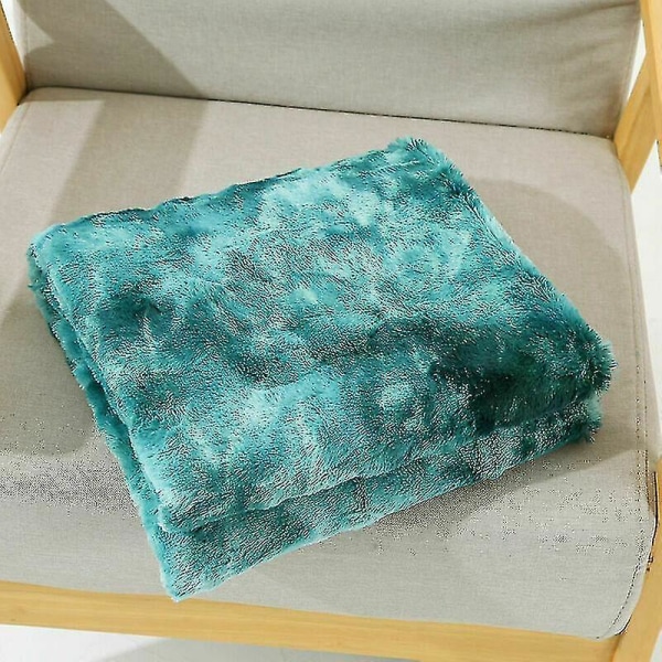Luksuriøs Faux Mink Pels Fleece Stort Tæppe Blødt Sofa Tæppe