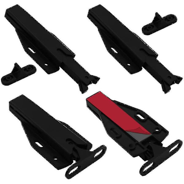 Trycköppningsdörrlås 4-pack Skåps trycklås