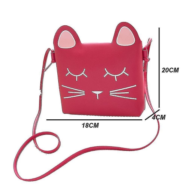 Søt Cat Cross-body Bag Små jenter vesker Mynt veske