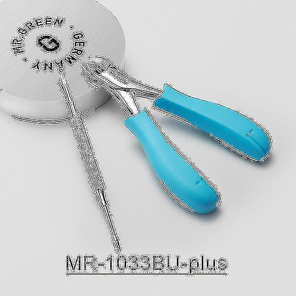 Mr.green Negleklipper Manicure Værktøjer Professionel Rustfrit Stål Tykke Tånegle Indgroede Neglebånd Knibtang Trimmer Tang Saks MR-1033BU Plus