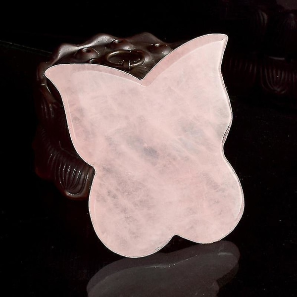 Krystall Sommerfugl Ansikts Gua Sha Brett Skraping Massasje