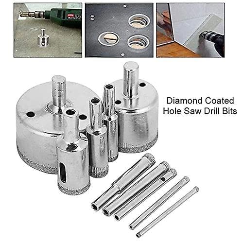 10-pack, Diamantbelagda Kärnborr 3-50 mm Hålsåg