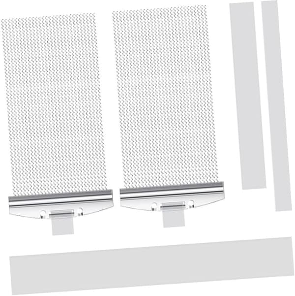 4 stk. skarptrommeltrådremmer erstatning PET-materiale elegant design hvit farge
