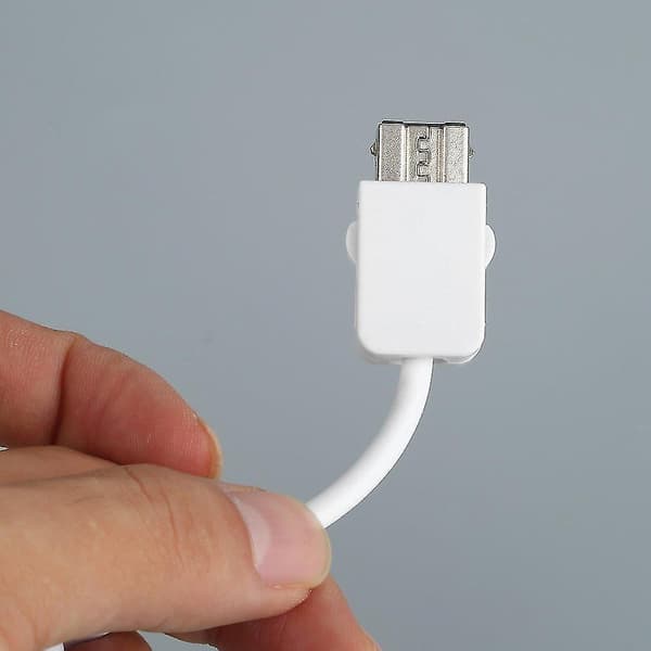 Hvid Nunchuck Spilkontroller til Nintendo Wii