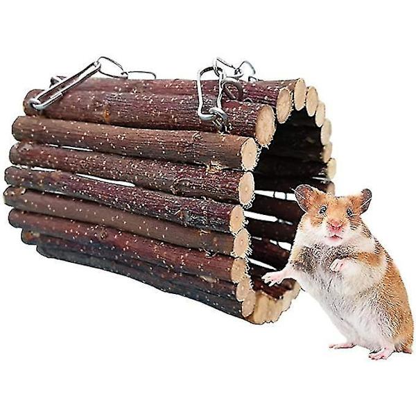 Hamster Tyggelegetøj Tunnel Bro Æbletræ Bur Legetøj