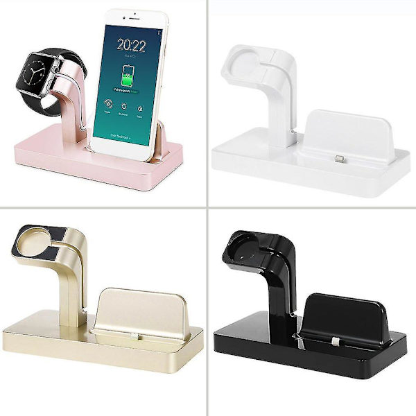 2-in-1-latausasema Apple-laturin pidikkeelle, iWatchille ja iPhonelle