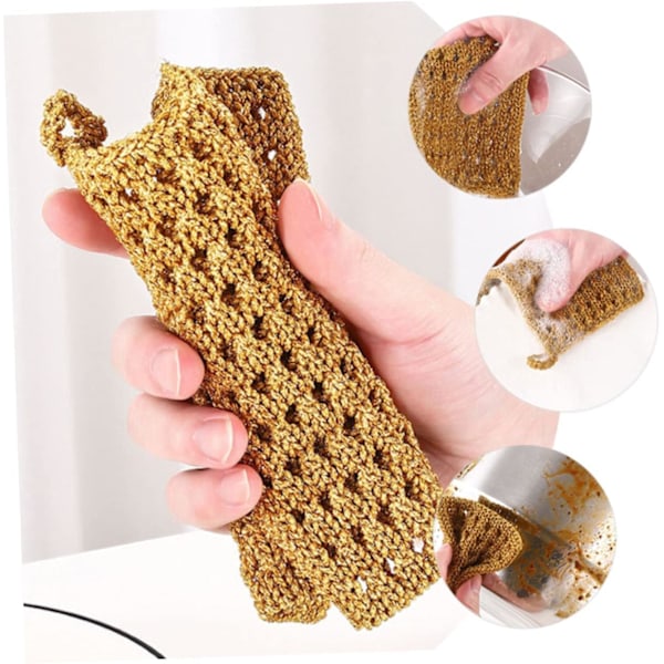 3 stk. Mikrofiber Rengjøringskluter Klebekluter Oppvaskkluter for Oppvask Absorberende Oppvaskfiller