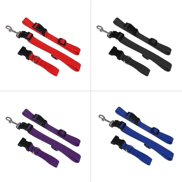 Nylon hundesnor Rope Training Slip Lead Strap Justerbar