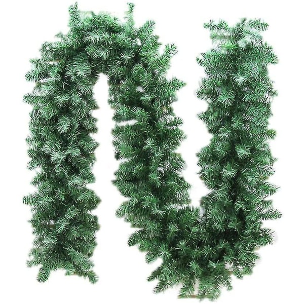 9ft Julekrans Dekoration Pejse Trapper 300 Grene