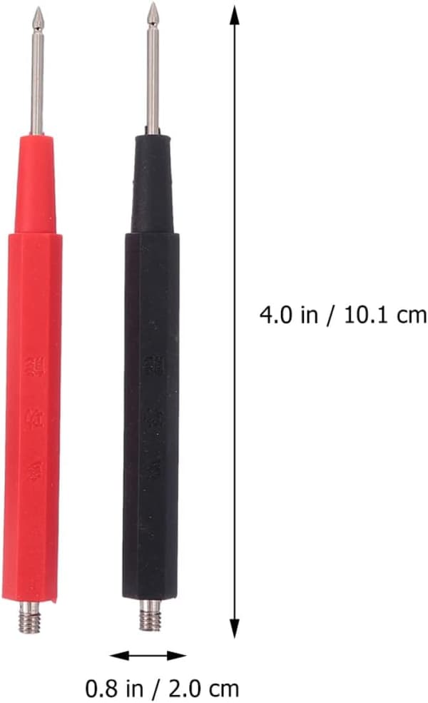 2 sæt multimeter testnålspidskombinationstestkabel til digitalt multimeter testlinje