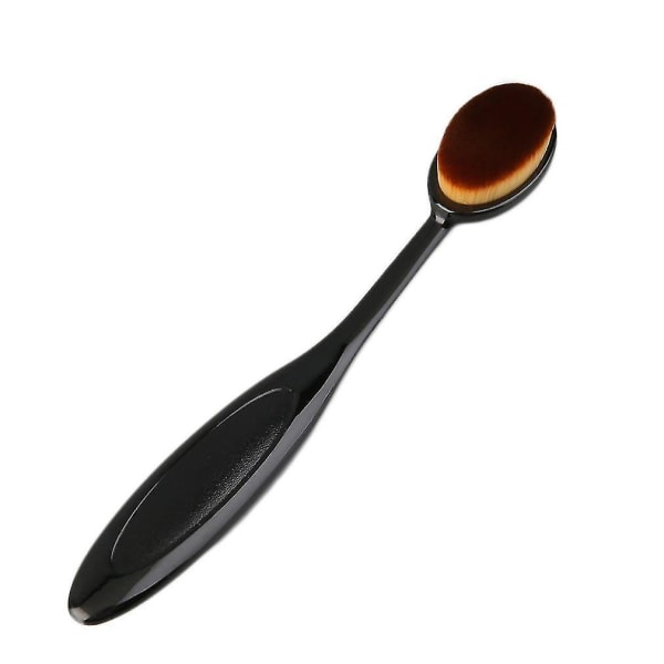 Tandborste Formad Face Foundation Power Oval Curve Borste