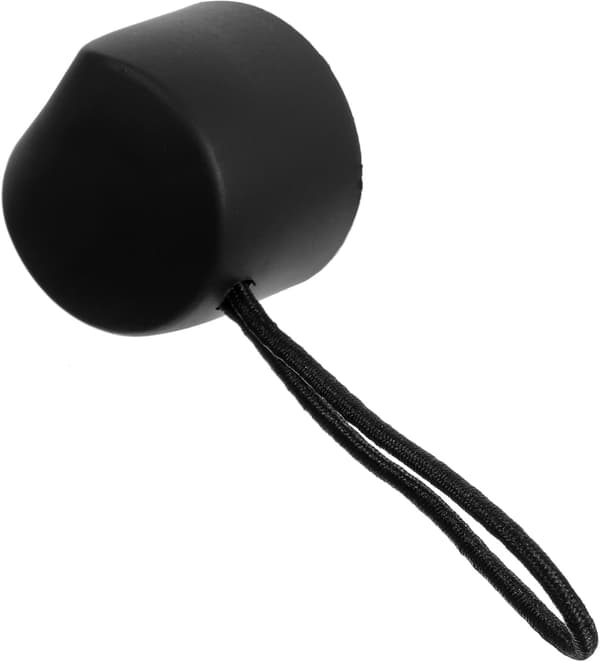 15 mm svart matt sammenleggbart paraplyhåndtak, erstatning for 15-16 mm paraplyskaft, solid plasthåndtak for reparasjon