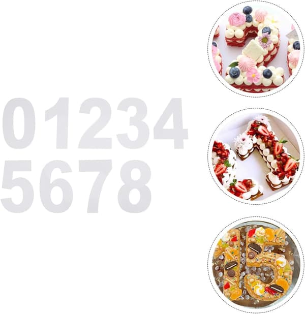 9 stk. DIY-tal kageforme sæt hjerteformede hule forme, 12-tommer bageforme