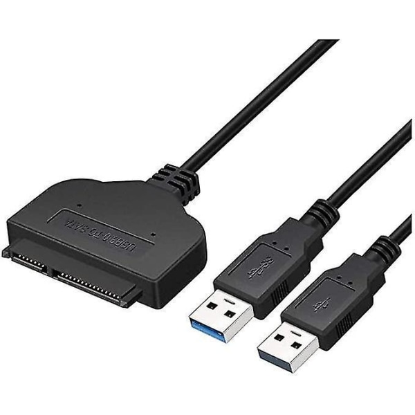 USB 3.0 til Sata-adapterkabelomformer 2 i 1