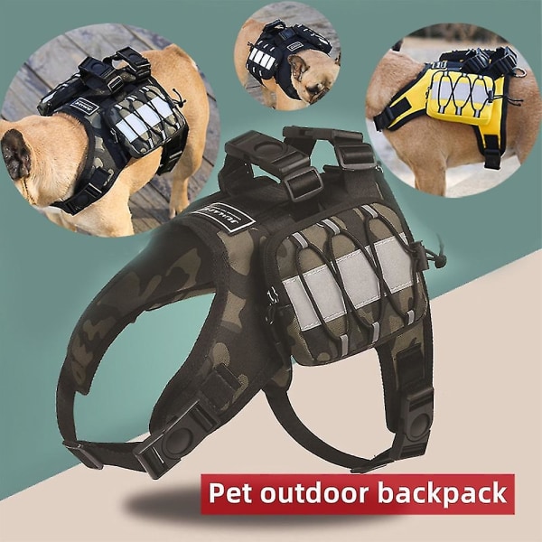 Justerbar hundesele til kæledyr udendørs rygsæk