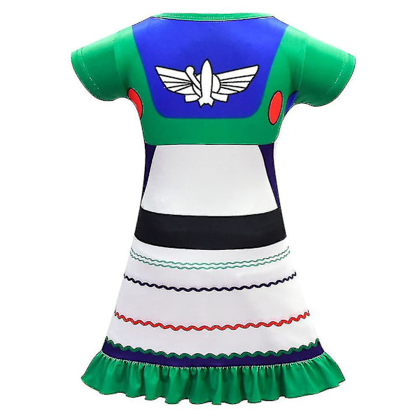 4-10 Pige Buzz Lightyear Kostume + Hat + Taske 7-8 Years