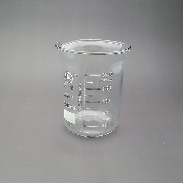 4 st Lab 25-500ml Hög Borosilikatglasbägare Kemi