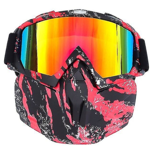 Profesjonell Ride Ski Snowboard Snøscooter Eyewear Mask Sn