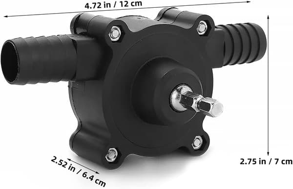 Bärbar självsugande borrpump med effektiv pumpfunktion i ABS-material