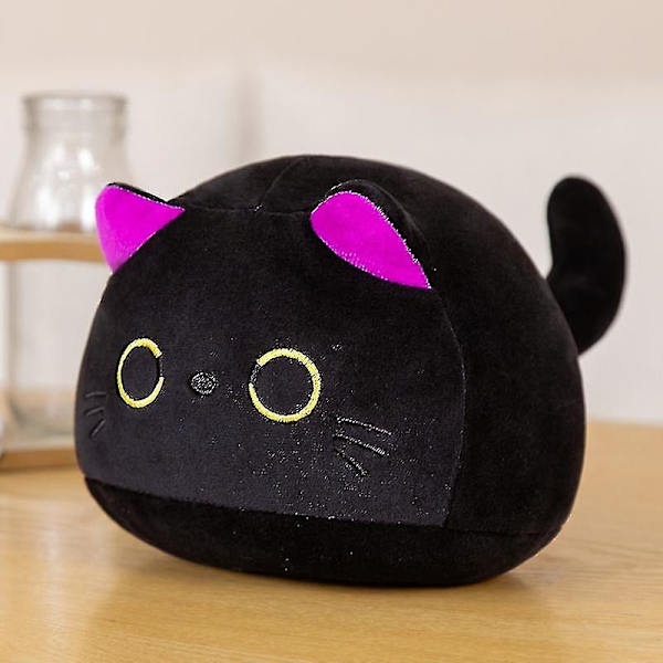 9/15cm Plussinen Kissan Leikkieläimet Mini Koko Eläin Kissan Nukke Ihastuttava Avaimenperä Ripustuslelu Suloinen Sormi Tytöille 15cm purple ear
