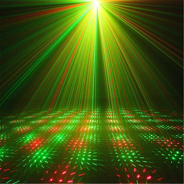 Mini Farge Stroboskop Projektor Stjernehimmel Laser Hjem Fest Scene