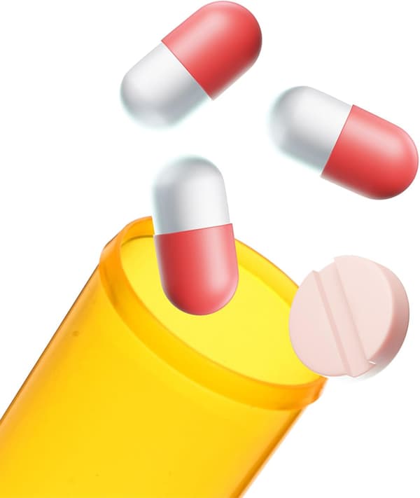 20 st bärbara pilleraskar tomma medicinflaskor i plast tablettdispenseringsflaskor