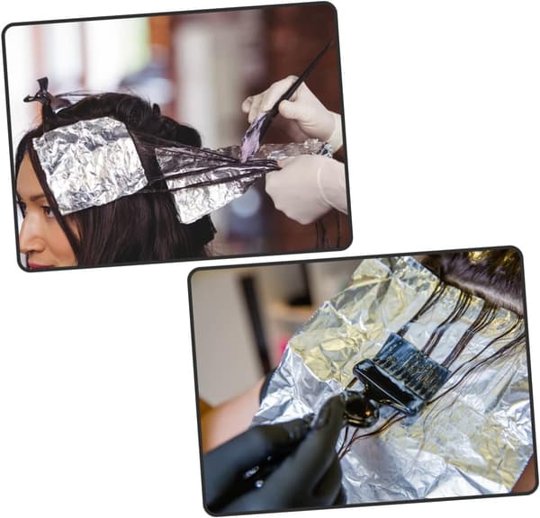 Professionelt hårfarveværktøjssæt 7 stk. sort sæt med hårfarvebørste til salon