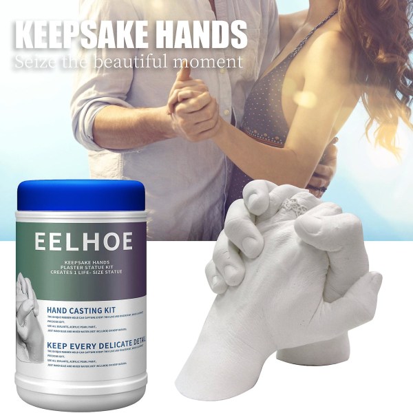 Eelhoe par håndmodellsett 3D Valentine's