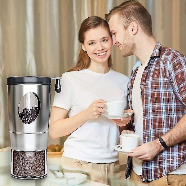 Fällbar Kaffekvarn i Rostfritt Stål, Manuell