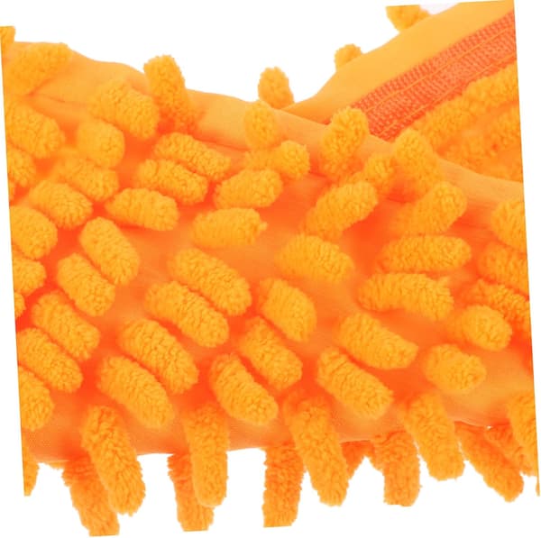 2 stk moppeklut erstatning for flatmopp oransje mikrofiber rengjøringstilbehør