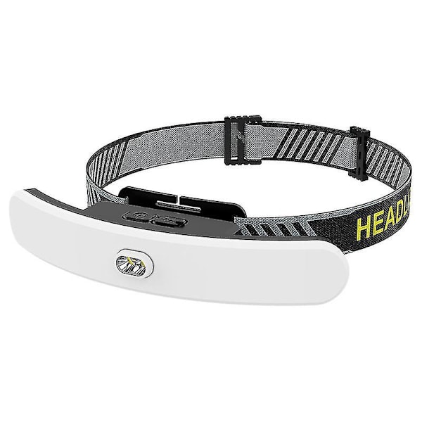 Laderbar hodelykt, 2000mah med IPX5 indikator LED-hodelykt for fiske