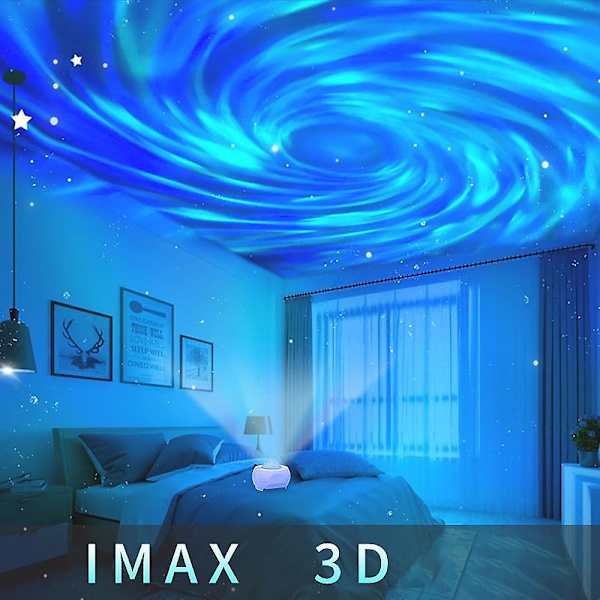 Stjerneprojektor Galaxy LED Natlampe Soveværelse Projektion